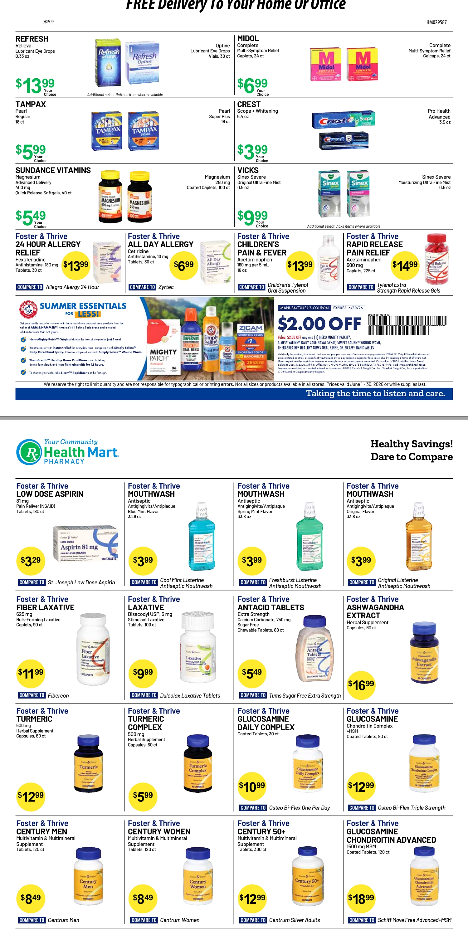 Health Mart Sale Specials